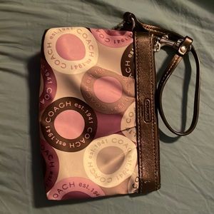 Small Coach Clutch/Wristlet